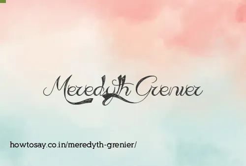 Meredyth Grenier