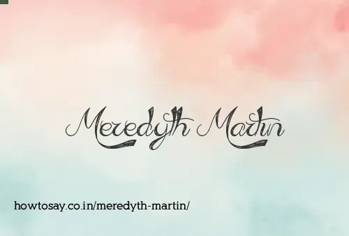 Meredyth Martin