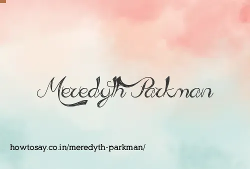 Meredyth Parkman