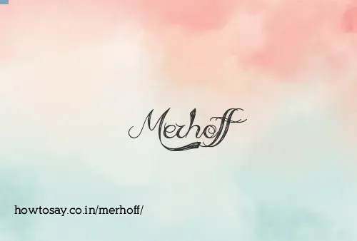 Merhoff