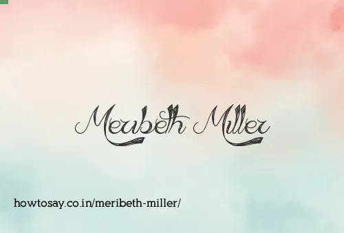 Meribeth Miller
