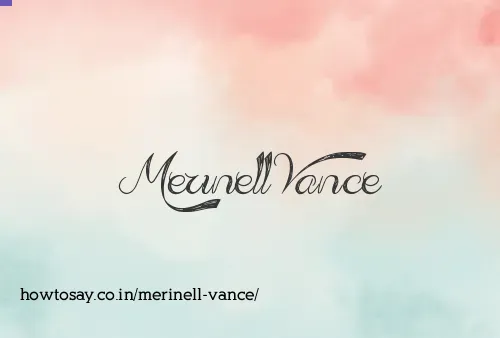 Merinell Vance