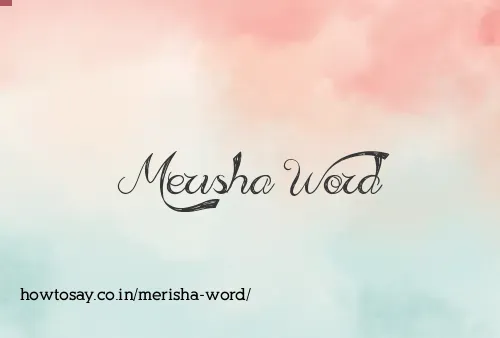 Merisha Word