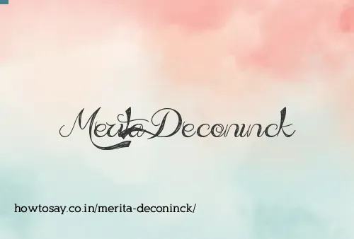Merita Deconinck