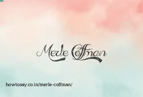 Merle Coffman