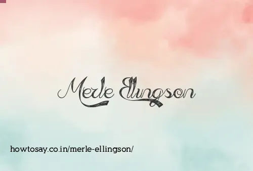 Merle Ellingson