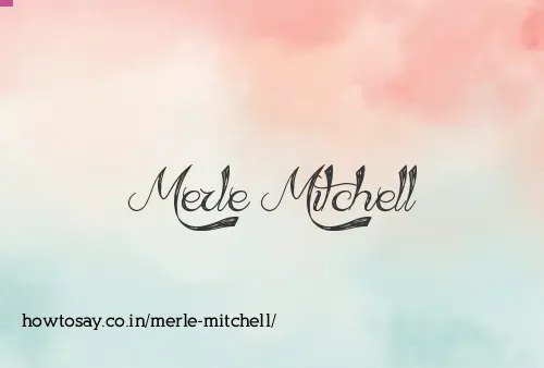 Merle Mitchell