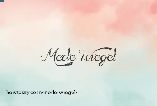 Merle Wiegel