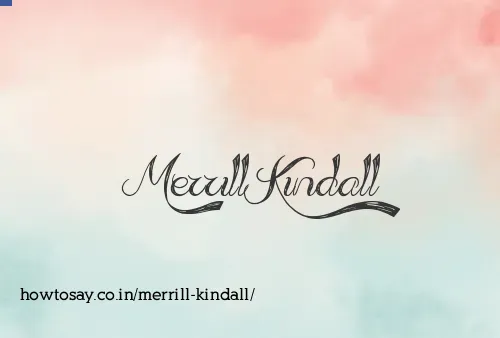 Merrill Kindall