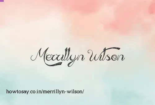 Merrillyn Wilson