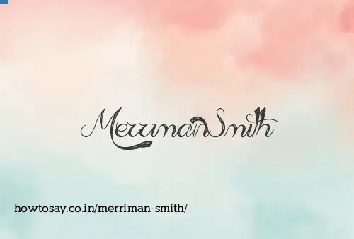 Merriman Smith