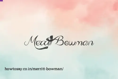 Merritt Bowman