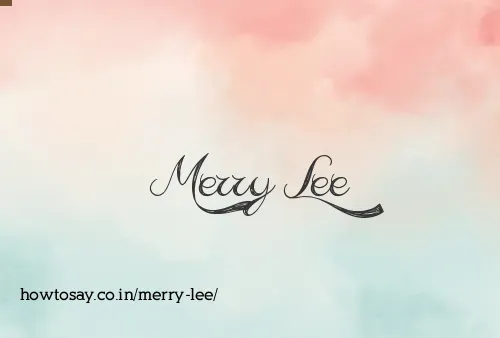 Merry Lee