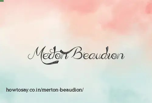 Merton Beaudion