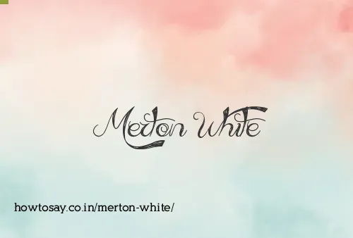 Merton White