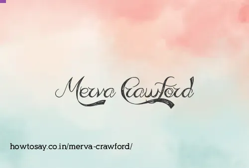 Merva Crawford