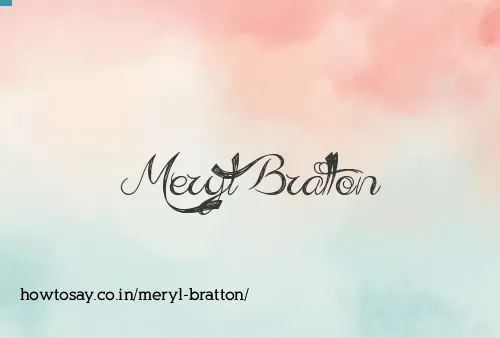 Meryl Bratton
