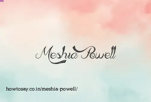 Meshia Powell
