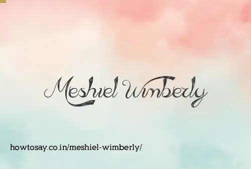 Meshiel Wimberly