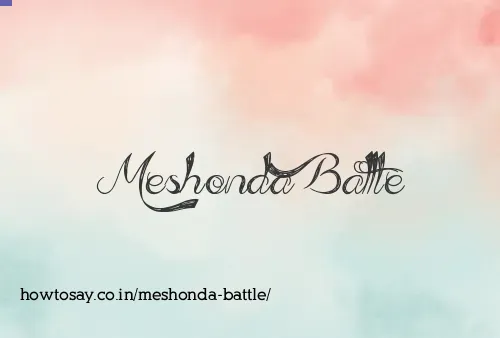 Meshonda Battle