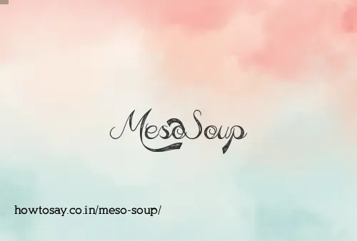 Meso Soup