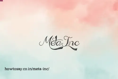 Meta Inc