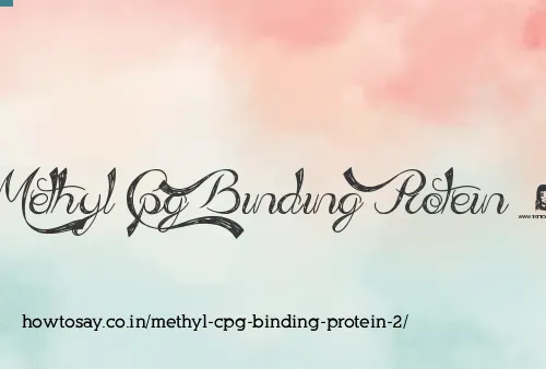 Methyl Cpg Binding Protein 2
