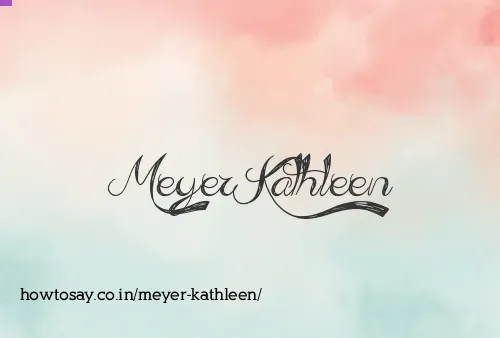 Meyer Kathleen