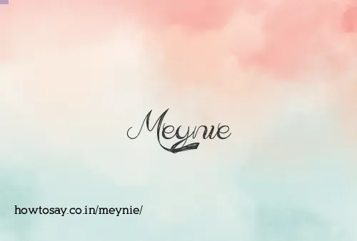 Meynie