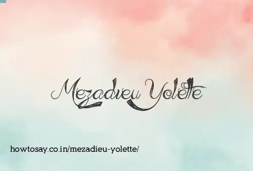 Mezadieu Yolette