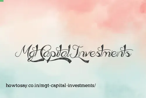 Mgt Capital Investments