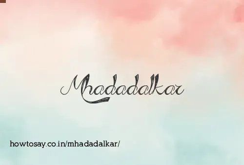 Mhadadalkar