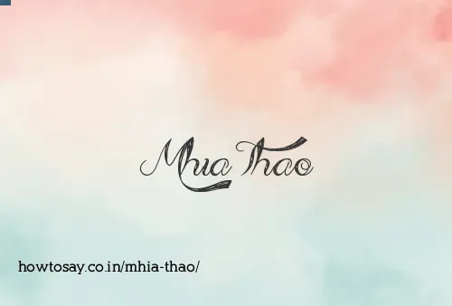 Mhia Thao