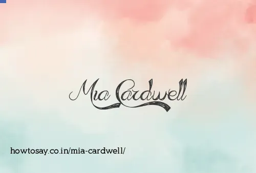 Mia Cardwell