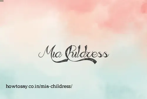 Mia Childress