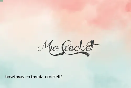 Mia Crockett
