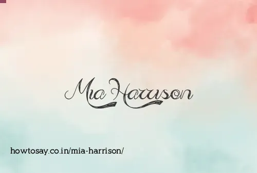 Mia Harrison