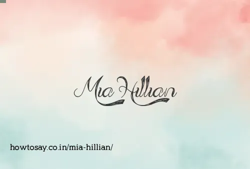 Mia Hillian