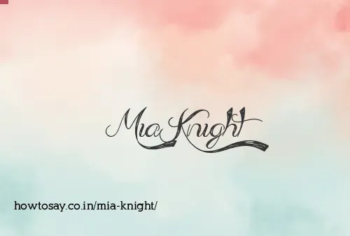Mia Knight