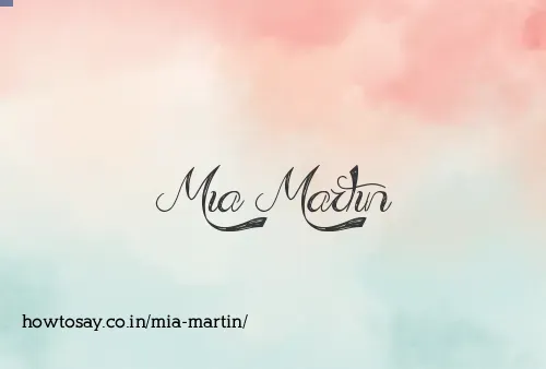 Mia Martin