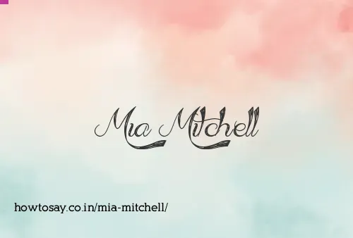 Mia Mitchell