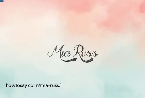 Mia Russ