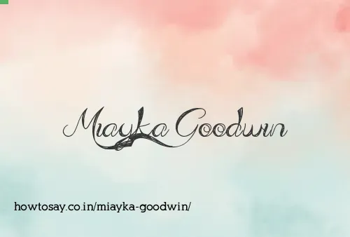 Miayka Goodwin