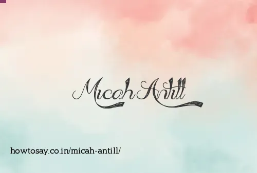 Micah Antill