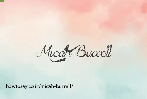 Micah Burrell