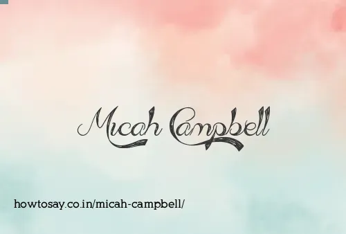 Micah Campbell