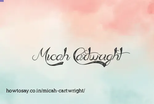 Micah Cartwright