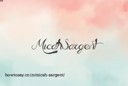Micah Sargent