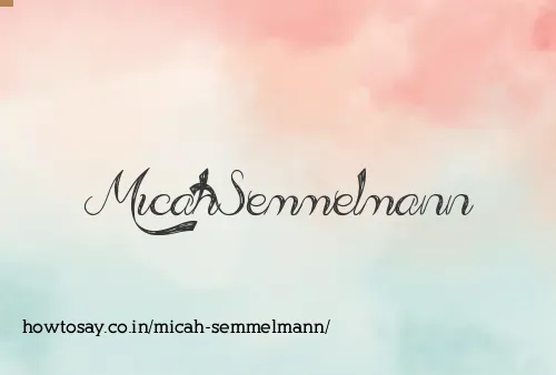 Micah Semmelmann