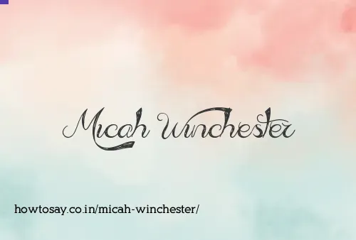 Micah Winchester